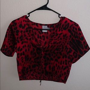 Princess polly tie crop top